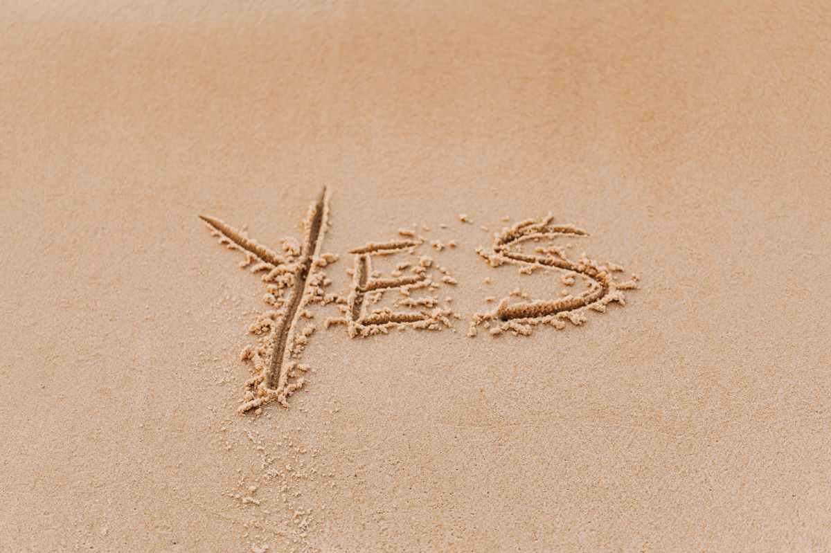 Today’s motivational nudge: Choose the strong yes